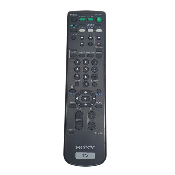 Sony RM-Y168 Factory Original TV Remote KV32V42, KV27FS12, KV35S42, KV36FS10 - Picture 1 of 8